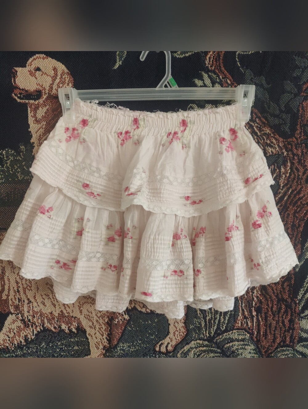 Pretty in Pink Love Shack Fancy Skirt Size P